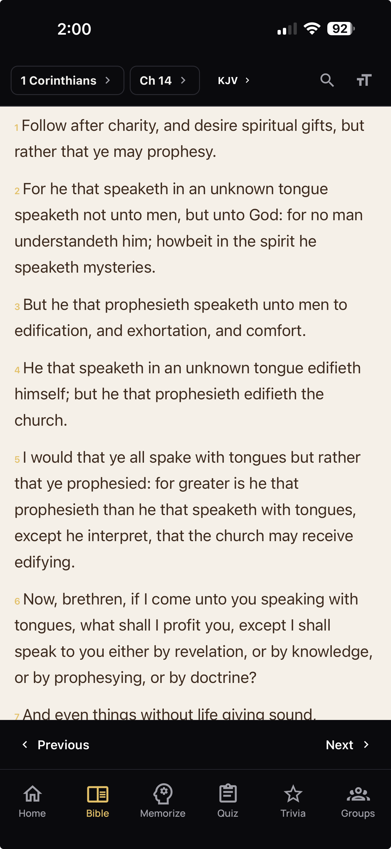 Ingrain's Bible reader